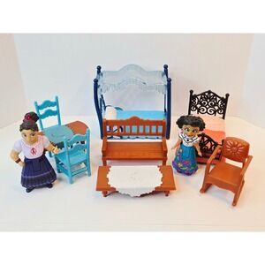 Disney Encanto Mirabel Luisa Madrigal Doll Furniture Playset Lot 10 Pieces